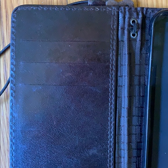 *SOLD* DAVIS Genuine Oiled Leather iPhone 8 Case - Picture 6 of 7